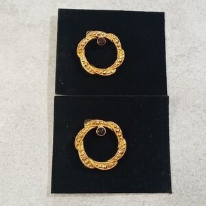 2 Vintage 1980 Costume Brooch